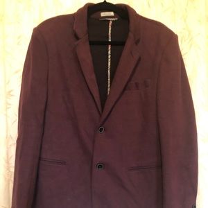 Burgundy blazer 40s